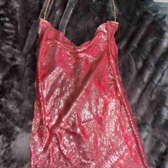 Pink Dress Chainmail Halter - Picture 4 of 4